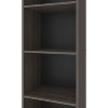Okak 4/5 Tier Tall Flat Bookshelf Corner Organizer,Wooden Display Bookcase Open Storage Rack for Office,Living Room - 4 of 4