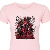 Women's - Marvel - We Are Deadpool Doodles Fitted Graphic T-Shirt - 2 of 2