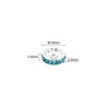 Unique Bargains Rhinestone Small Round Bulk Glass Spacer Beads for Jewelry Making 100 Pcs - 2 of 4