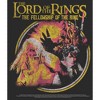 Men's Lord of the Rings Fellowship of the Ring Distressed Retro Poster T-Shirt - 2 of 4