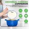 NutriChef 6 Qt Electric Dutch Oven, 5-in-1 Cast Iron Pot with Lid - 3 of 4