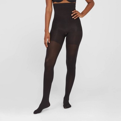 Women's 50d Opaque Tights - A New Day™ Charcoal Heather S/m : Target