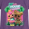 Girls' - Lol Surprise! - Lol Hos Palm Trees Fitted Short Sleeve Graphic T-Shirt - 2 of 4