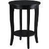 HomeStock Belmont Flip Top End Table with Concealed Storage Compartment, Straight Legs and Sleek Narrow Design for Any Living Room - 4 of 4