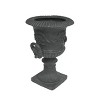 Sevobal Planters Mid-age Style Classic URN Plant Pots, Decorative Flower Pots for Outdoor Garden Patio, Gray, 18.75"*18.75"*28.25" - 2 of 4