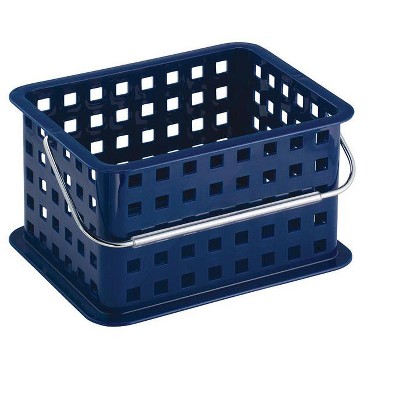 iDesign Blue Storage Basket 7 in. H X 5 in. W X 9.25 in. D - Case of 3