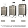 3 Piece Light Weight Luggage Sets With Tsa Lock, ABS Suitcase Set With Hooks And Spinner Wheels For Travel, Multi-Color Available - 2 of 4