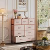 GALAXHERO Dresser 9-Drawer Fabric Storage Tower Chest for Bedroom, Hallway, Closet with Fabric Bins, Steel Frame, Wood Top, Easy Pull Handle - 3 of 4