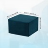 Unique Bargains Elastic Living Room Bedroom Square Foot Stool Cover - 2 of 4
