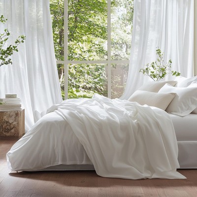Cotton Tencel Sheet - Luxury Hotel Bedding Set, Soft, Cooling & Breathable for Hot Sleepers, Deep Pocket Up to 16 Inches