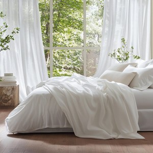 Cotton Tencel Sheet - Luxury Hotel Bedding Set, Soft, Cooling & Breathable for Hot Sleepers, Deep Pocket Up to 16 Inches - 1 of 4