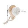 Unique Bargains Soft Nylon Brush Head Cleansing Brush Dots Comma 3.27"x2.05" 1 Pc - 4 of 4