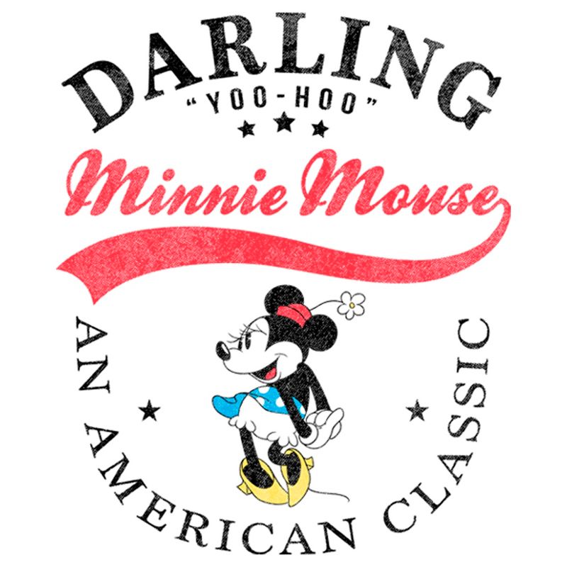 Girl's Disney Minnie Mouse Darling Yoo Hoo T-Shirt, 2 of 5