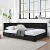 Eucalyptus Wood Sofa With Backrest And Armrests,Velvet Upholstered Tufted Sofa Bed,Sofa Sleeper Couch,Indoor Furniture -Maison Boucle - 4 of 4