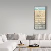 Trademark Fine Art -Art Licensing Studio 'Beach Rules' Canvas Art - 3 of 3