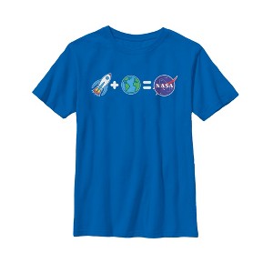 Boy's NASA Emoji Space Equation T-Shirt - 1 of 4