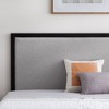 Mara Metal Platform Bed Frame with Upholstered Headboard - Brookside Home - image 3 of 4