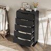 5 Dresser for Bedroom, 50" Tall Dresser, Freestanding Vertical Drawer with Storage, Wooden Closet Chest Storage - 4 of 4