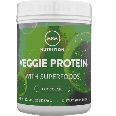 MRM Nutrition Veggie Protein with Superfoods - Chocolate 20.1 oz.