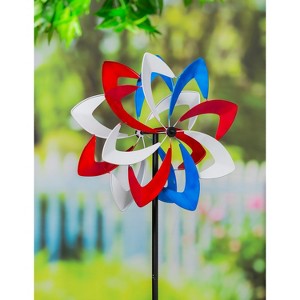 75"H Wind Spinner, Americana Blades - 1 of 3