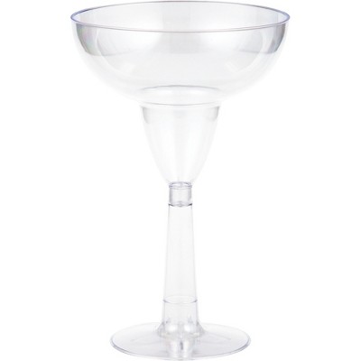 4ct 12 Oz Plastic Margarita Glass