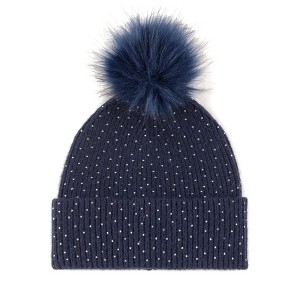 Shiraleah Natalia Beanie, Navy - 1 of 4