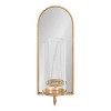 Kate and Laurel Ezerin Arch Metal Wall Sconce, 6x5x16, Gold - 2 of 4