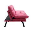 Vynxaria Modern Upholstered Loveseat Sofa - Stylish Comfort for Small Spaces - 4 of 4