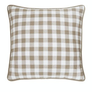 Kate Aurora 2 Pack Country Farmhouse Buffalo Plaid Zippered Pillow Covers - 1 of 4