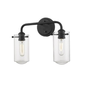 Z-Lite Delaney 2 - Light Wall Light in  Matte Black - 1 of 1