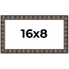 PosterPalooza | Panoramic Deco Black Picture Frame - UV Acrylic, Foam Board Backing, Hanging Hardware - 2 of 4