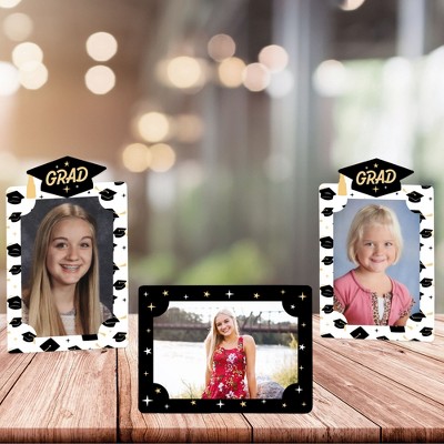Cherished Moments Grad Cap 4x6 Graduation Paper Photo Frame Set