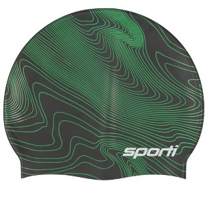 Sporti Sonar Waves Silicone Swim Cap - 1 of 4