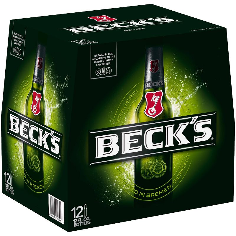 Beck&#39;s Beer - 12pk/12 fl oz Bottles, 1 of 7