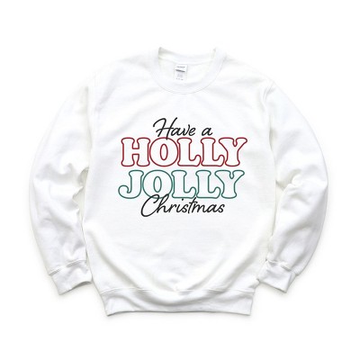 Simply Sage Market Women's Graphic Sweatshirt Have A Holly Jolly Christmas