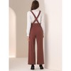 INSPIRE CHIC Women's Casual Office Adjustable Straps Wide Leg Jumpsuits - 3 of 4