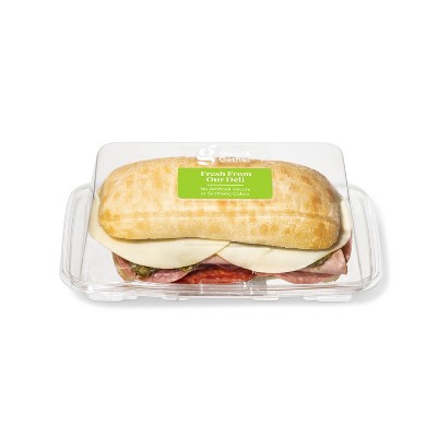 Meat Trio & Pesto Ciabatta Sandwich - 7.95oz - Good & Gather™