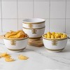 Cook With Color 4pc Football Mini Bowls - 3 of 4