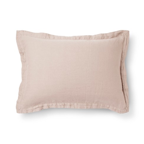 Blush Lightweight Linen Pillow Sham King Fieldcrest Target
