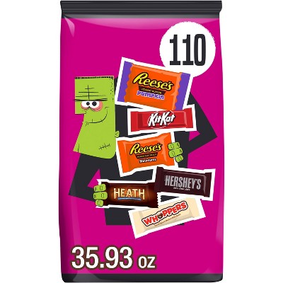 HERSHEY'S Chocolate Assorted Halloween Candy Miniatures - 35.93oz/110pc