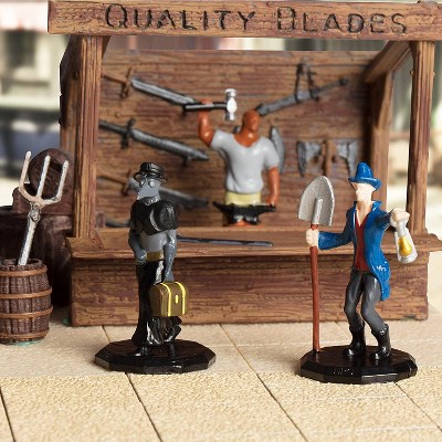Hand-Painted Fantasy Tradesmen Mini Figures Set for Tabletop RPGs