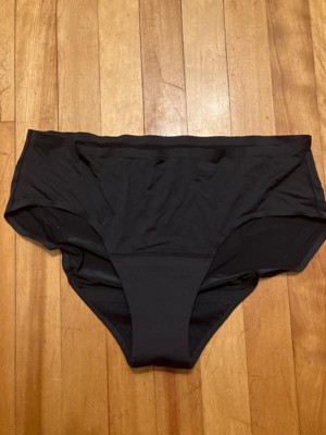 Proof Women's Brief Super Heavy Absorbency Period Underwear Black 1ct :  Target