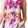 Women's Flare V-neck Top With Self Tie Back - HEIMISH USA M - 3 of 3