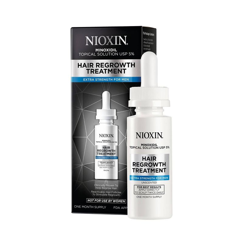 Nioxin Hair Regrowth for Men 30 Days Hair Treatment - 2 fl oz, 1 of 10