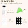 6Pcs 4oz Glass Spice Jars with Shaker Lids and 21 Labels, Empty Spice Containers for Kitchen Seasoning - 4 of 4