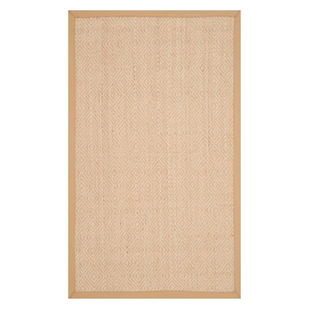3'x5' Geometric Loomed Accent Rug Natural/Beige - Safavieh