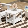 WestinTrends Outdoor Patio All-weather Modern Side Table - 2 of 3