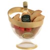 Classic Touch Footed Candy Bowl with Gold Rim, 7"D - 4 of 4