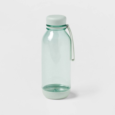 24oz Translucent Plastic Water Bottle Mint - Room Essentials™