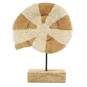 Beachcombers Wood & Stone Nautilus - 1 of 2